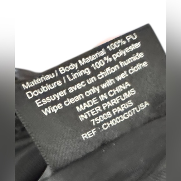 Jimmy Choo black patent
leather tote bag silver straps. - Picture 6 of 14